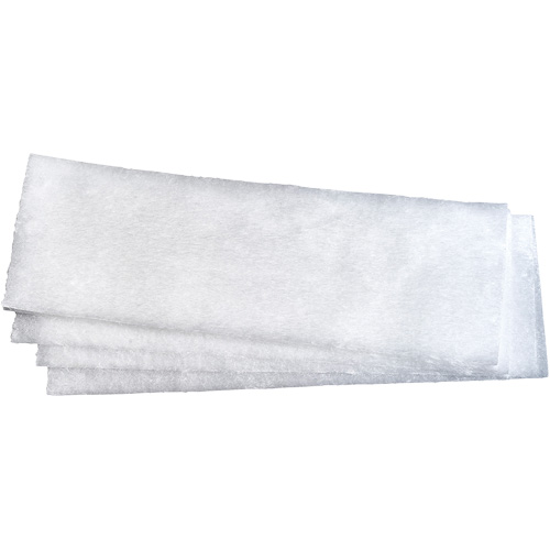Static Attack Mop Sheets, Polyethylene, White NTL Industrial