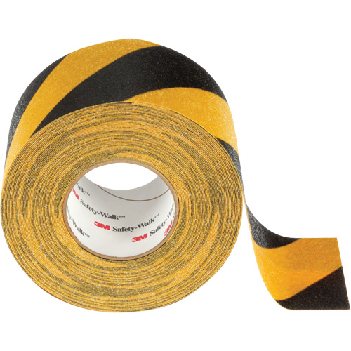 Ruban antid&eacute;rapant tout usage Safety-Walk, 4" x 60', Noir & jaune NTL Industrial