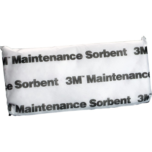 Tampon absorbant de maintenance, Huile seulement, 15" lo x 7" la, 12,6 gal absorption/pqt NTL Industrial