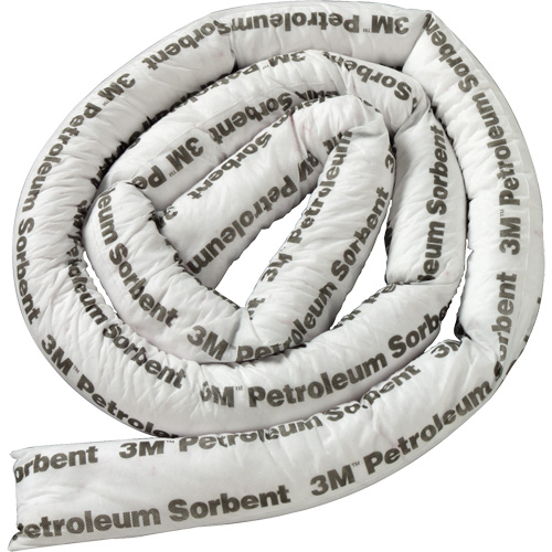 Petroleum Sorbent Mini-Boom, Oil Only, 1' L x 3" W, 15.7 gal Absorbancy NTL Industrial