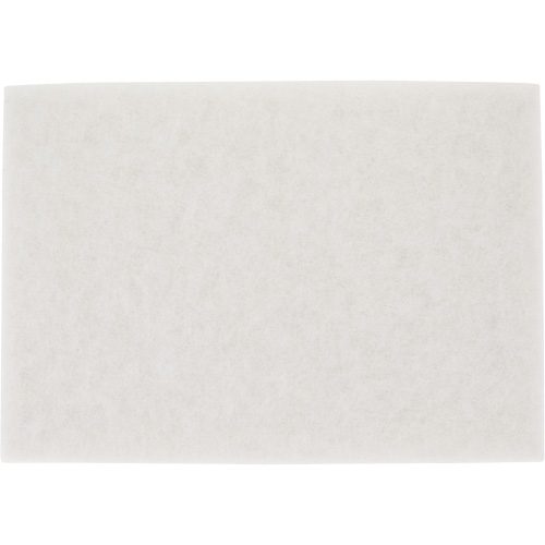 TopLine Speed Floor Pad, 14" x 20", Buffing/Cleaning/Polish, White NTL Industrial