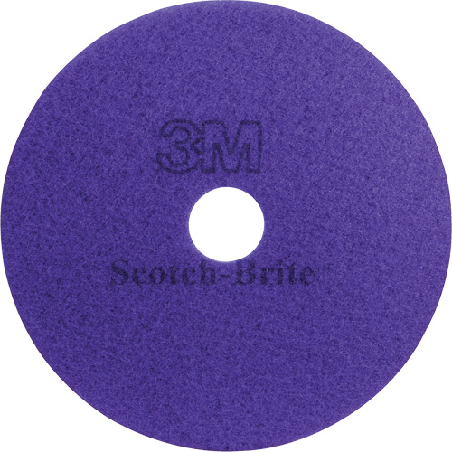 Hi-Performance Pad, 12", Cleaning/Polish, Purple NTL Industrial