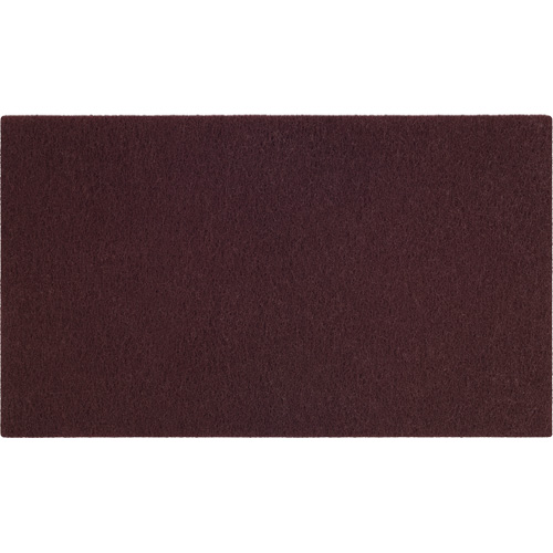 Natural Blend Pad, 14" x 20", Scrubbing, Maroon NTL Industrial