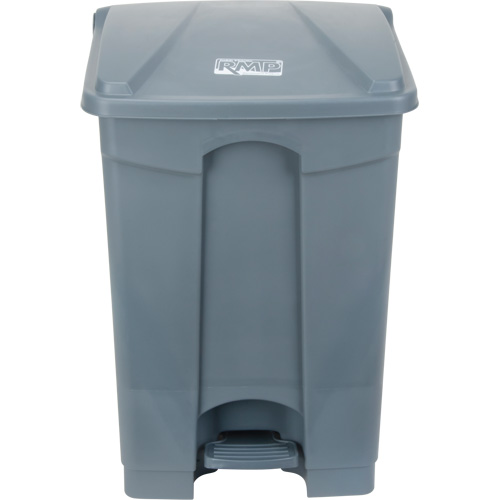 Step-On Garbage Can, Plastic, 12 US gal. Capacity NTL Industrial
