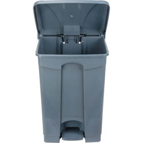 Step-On Garbage Can, Plastic, 12 US gal. Capacity NTL Industrial