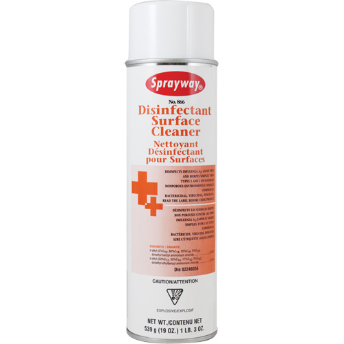 Disinfectant Surface Cleaner, 19 fl. oz., Aerosol Can NTL Industrial