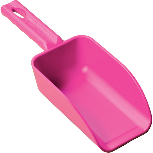 Mini Hand Scoop, Plastic, Pink, 16 oz. NTL Industrial