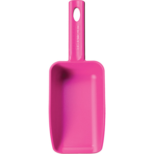Mini Hand Scoop, Plastic, Pink, 16 oz. NTL Industrial