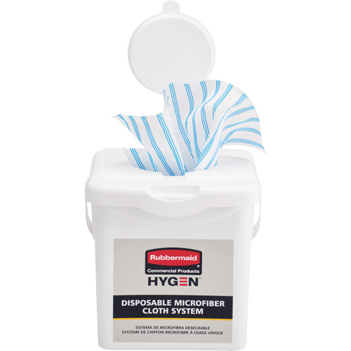 Microfibre Cloth Charging Bucket, White NTL Industrial