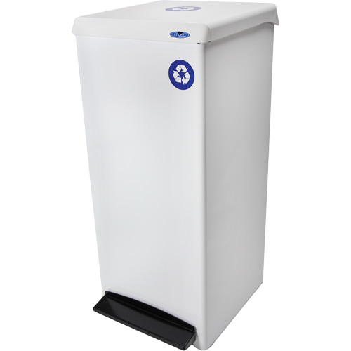 Poubelle &agrave; commande au pied, Acier, 25 gal. US NTL Industrial