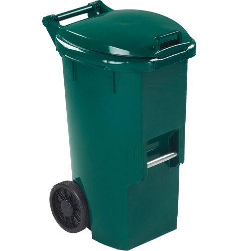 Organic Waste Green Bin, Plastic, 12 US gal. NTL Industrial