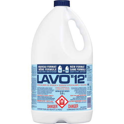 Liquid Bleach, 3.6 L, Jug NTL Industrial