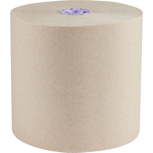 Essuie-mains bruns en fibres recycl&eacute;es &agrave; 100 % &agrave; enroulement serr&eacute; Essential, 1 pli, Standard, 700' lo NTL Industrial
