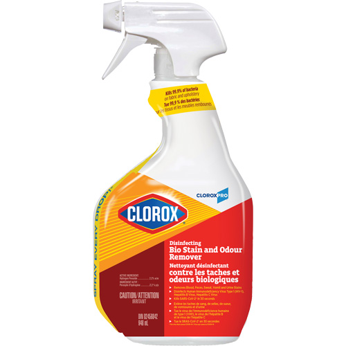 Nettoyant d&eacute;sinfectant contre les taches et odeurs biologiques, 946 ml, Bouteille &agrave; g&acirc;chette NTL Industrial