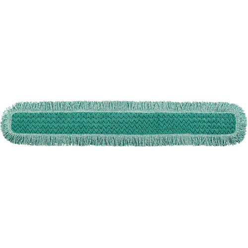 Tampon avec frange pour vadrouille &agrave; &eacute;pousseter Hygen, Style Boucles et crochets, Microfibre, 52" lo x 9" la NTL Industrial