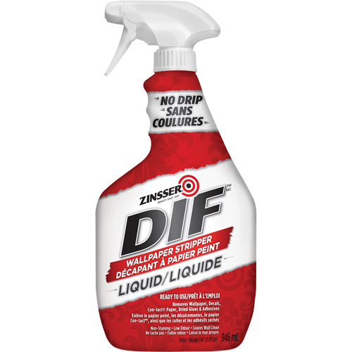 D&eacute;capant &agrave; papier peint &agrave; action rapide DIF, 946 ml, Bouteille &agrave; g&acirc;chette NTL Industrial