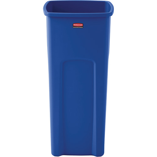 Conteneur de recyclage carr&eacute; Untouchable, Vrac, Plastique, 23 gal. US NTL Industrial