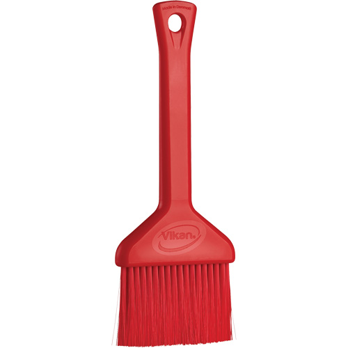 Pinceau &agrave; p&acirc;tisserie 3", Soies Doux, Longueur de 7-3/4", Rouge NTL Industrial