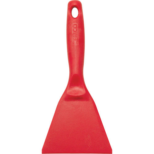 High Temperature Large Hand Scraper, Red, 4-1/4" W x 9-3/8" L NTL Industrial
