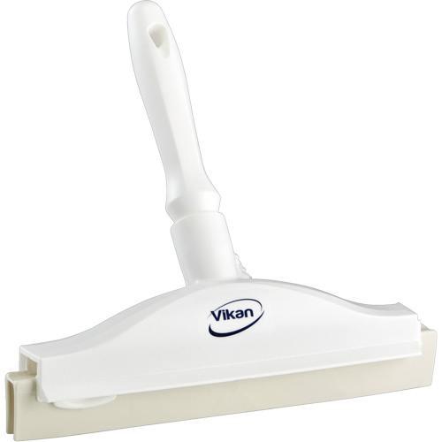 Raclette &agrave; lame double ultra hygi&eacute;nique, 10", Blanc NTL Industrial