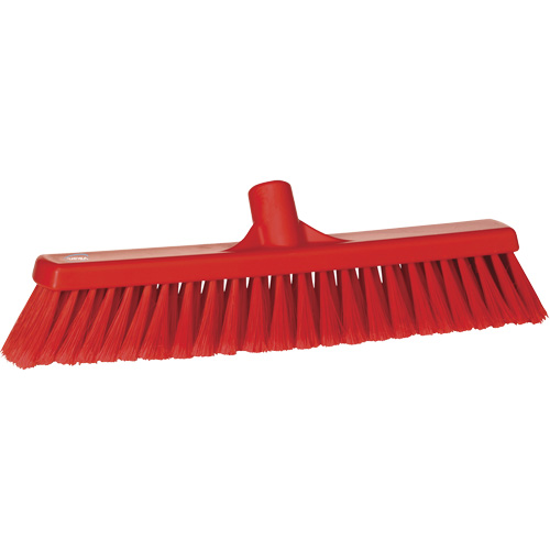Balai-brosse pour particules fines, Crins Fin/&agrave; bout ouvrant, 16-1/4", Polypropyl&egrave;ne, Rouge NTL Industrial