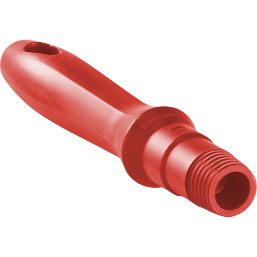 Mini Handle, Brush/Pad Holder/Scraper/Squeegee, Red, Standard, 6-1/4" L NTL Industrial
