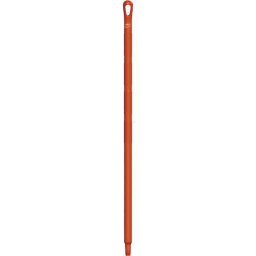 Ultra Hygiene Handle, Broom/Brush/Pad Holder/Scraper/Squeegee, Red, Standard, 40" L NTL Industrial