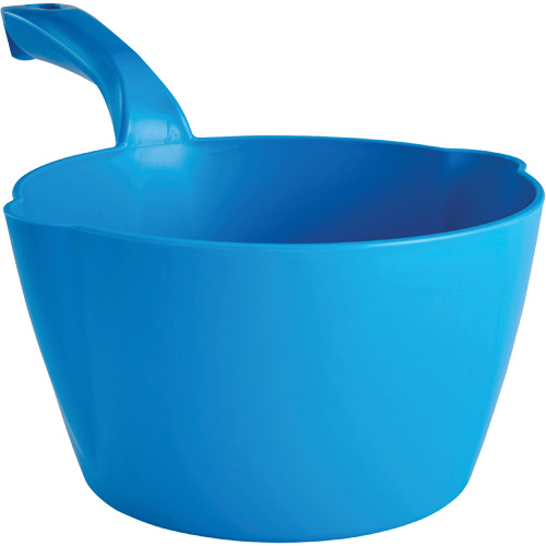 Pelle &agrave; main ronde, Plastique, Bleu, 64 oz NTL Industrial