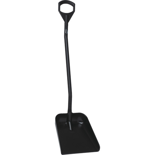 Pelle ergonomique &agrave; grande lame, Longueur de 51", Plastique, Noir NTL Industrial