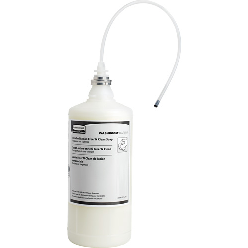OneShot&reg; Dye & Fragrance Free Lotion Hand Soap Refill, Cream, 800 ml, Unscented NTL Industrial