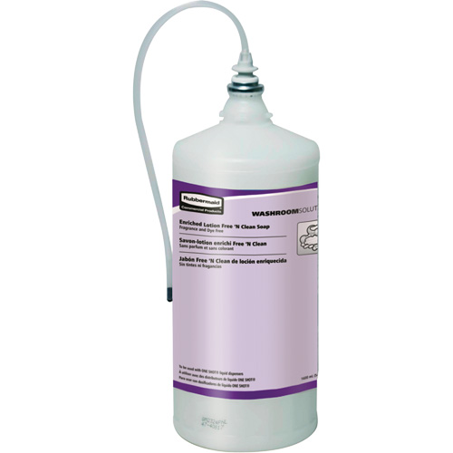 OneShot&reg; Dye & Fragrance Free Lotion Hand Soap Refill, Cream, 1600 ml, Unscented NTL Industrial