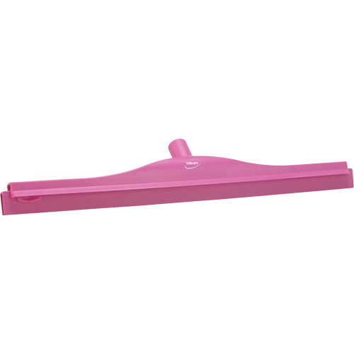Double Blade Ultra Hygiene Floor Squeegee, 24", Pink NTL Industrial