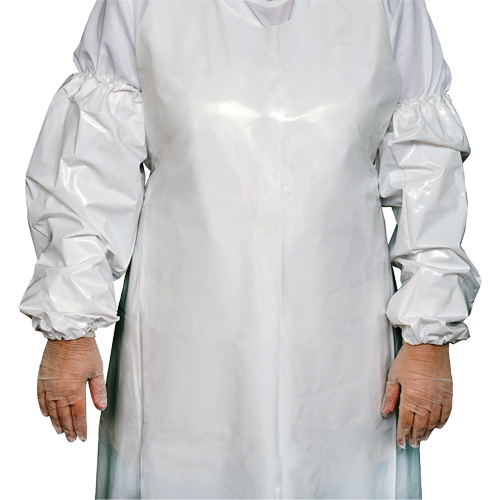 Manchettes Top Dog, 21", Polyur&eacute;thane, Blanc NTL Industrial