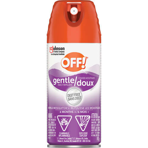 Off!&reg; Gentle Insect Repellent, DEET Free, Aerosol, 142 g NTL Industrial