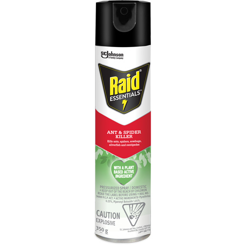 Raid&reg; Essentials Ant & Spider Killer, 350 g, Aerosol Can NTL Industrial