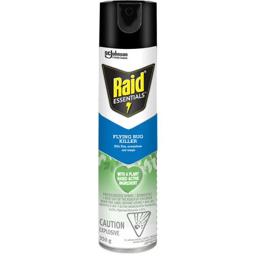 Insecticide pour insectes volants Essentials Raid, 350 g, Canette a&eacute;rosol NTL Industrial