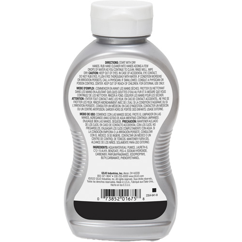 Nettoyant &agrave; mains, Gel/Pierre ponce, 295,74 ml, Bouteille, Cerise NTL Industrial