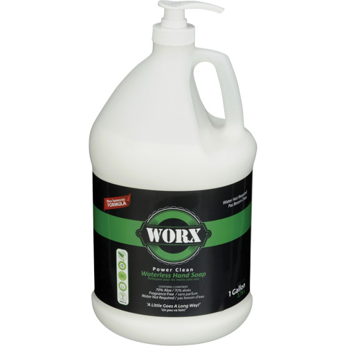 Savon pour les mains sans eau Power Clean, Liquide, 3,78 L, Sans parfum NTL Industrial