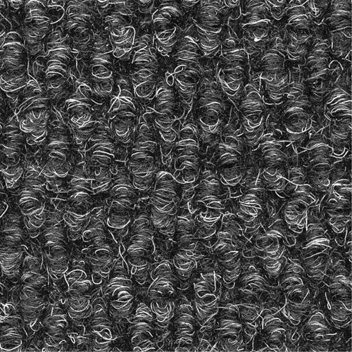 Supreme Knob Entrance Matting, Wiper/Scraper, 6-5/6' x 6' x 7/16", Charcoal NTL Industrial