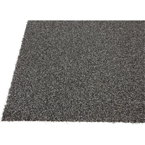 Tundra Indoor/Outdoor Matting, Latex/Polypropylene, Scraper Type, Tufted Cut Pile Pattern, 3-1/2' x 6', Charcoal NTL Industrial