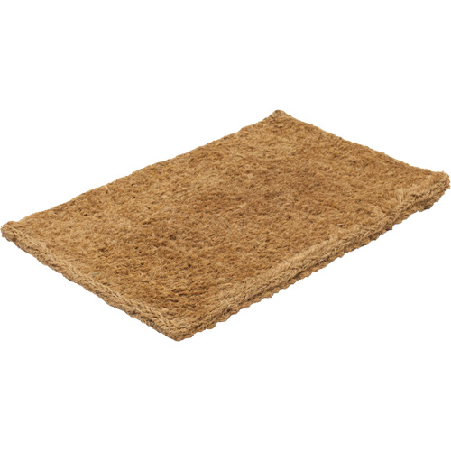 Indoor/Outdoor Coco Mat, Scraper, 1-1/2' x 2-1/2' x 1-3/8", Natural NTL Industrial