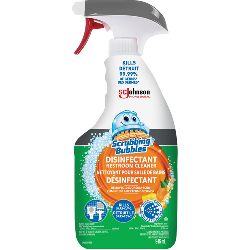 Nettoyant d&eacute;sinfectant pour toilette Scrubbing Bubbles, 32 oz, Bouteille &agrave; g&acirc;chette NTL Industrial