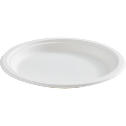 Assiette ronde en fibre compostable NTL Industrial