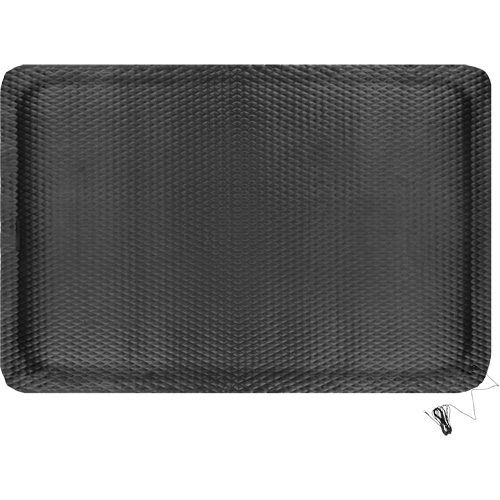Hog Heaven Electrically Conductive Mat Kit, 4' W x 6' L, 7/8" Thickness, Black, Nitrile NTL Industrial