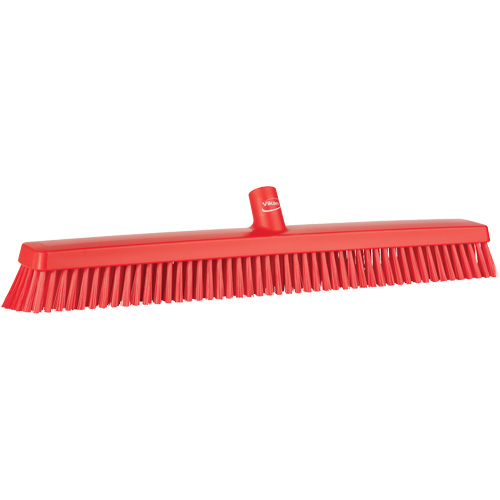 Balai-brosse robuste, Crins Fin/Ferme, 24", Rouge NTL Industrial