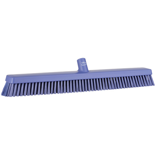 Balai-brosse robuste, Crins Fin/Ferme, 24", Mauve NTL Industrial