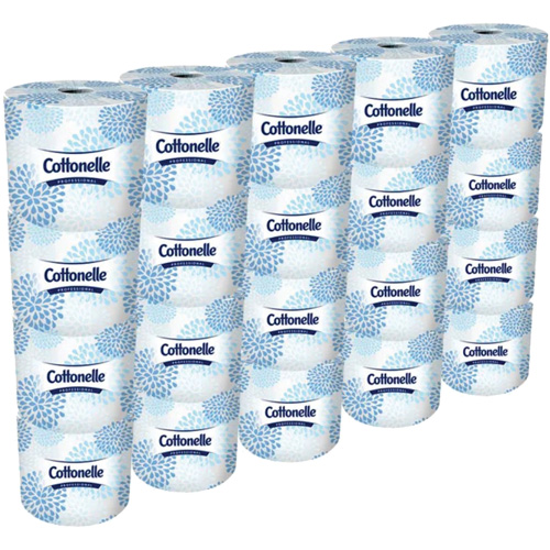 Papier hygi&eacute;nique professionnel Cottonelle, 2 Pli, 451 Feuilles/Rouleu, Blanc NTL Industrial
