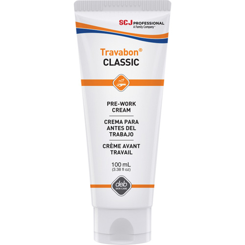 Travabon&reg; Classic Oil, Grease & Adhesive Defense Cream, Tube, 100 ml NTL Industrial