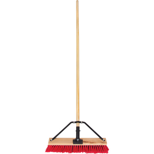 Balai-brosse &agrave; manche renforc&eacute;, 18", Moyen, Soies PVC NTL Industrial