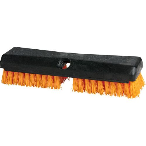 Cleaning Brush, 10" L, Polypropylene Bristles, Black/Red NTL Industrial